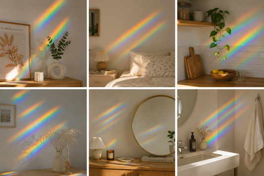Où Placer un Suncatcher Sticker pour Obtenir un Maximum d’Arcs-en-Ciel ?