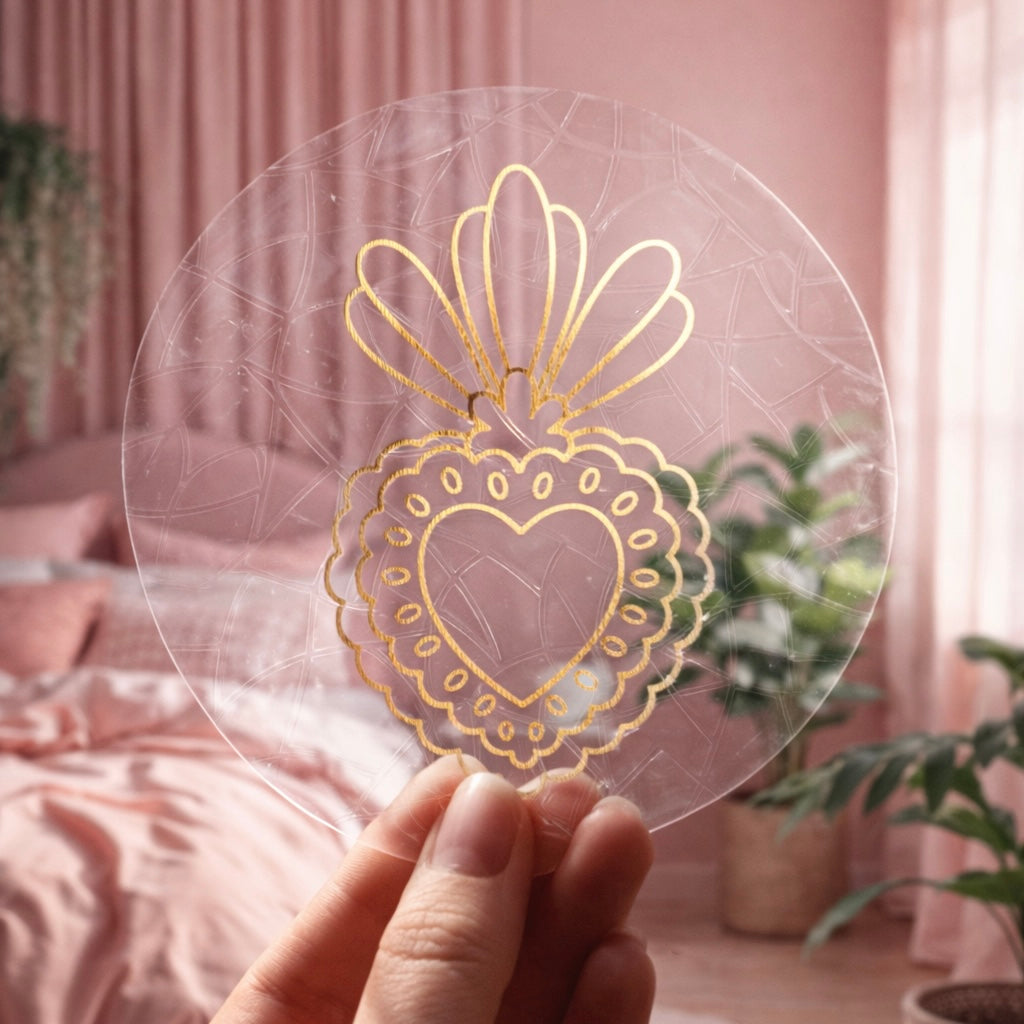 Ex Voto 🌈 Suncatcher Sticker 🌈 Autocollant Magique Attrape-Soleil
