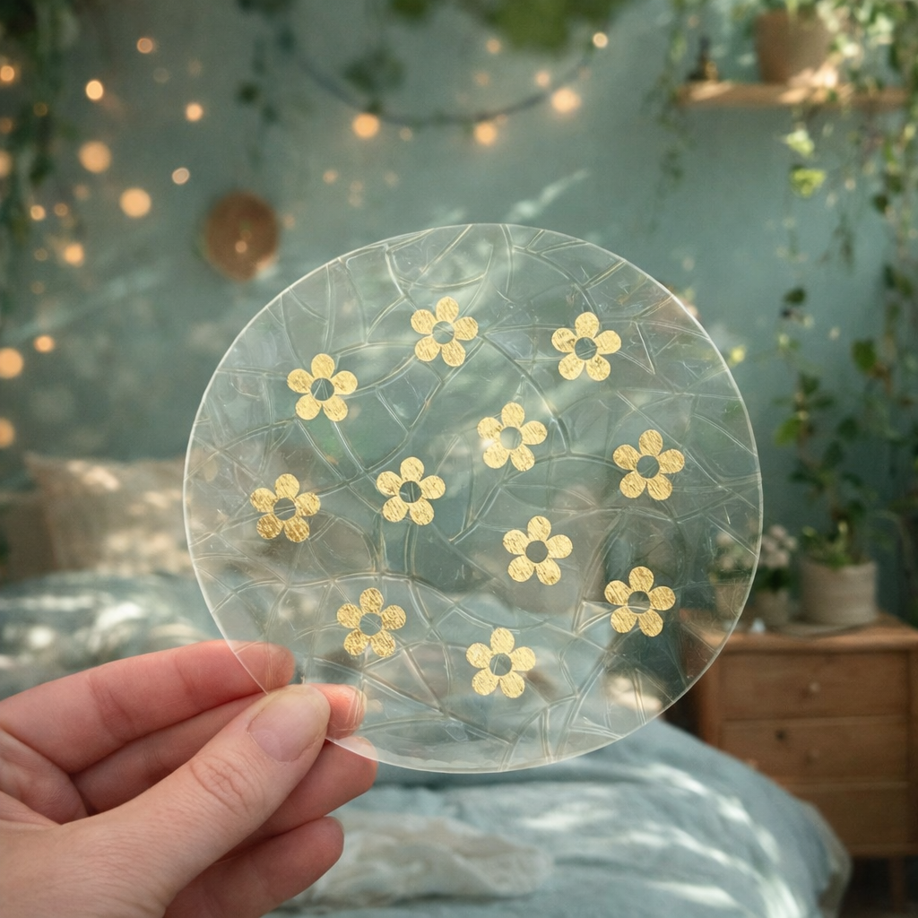 Mini Fleurs 🌈  Suncatcher Sticker 🌈 Autocollant Magique Attrape-Soleil