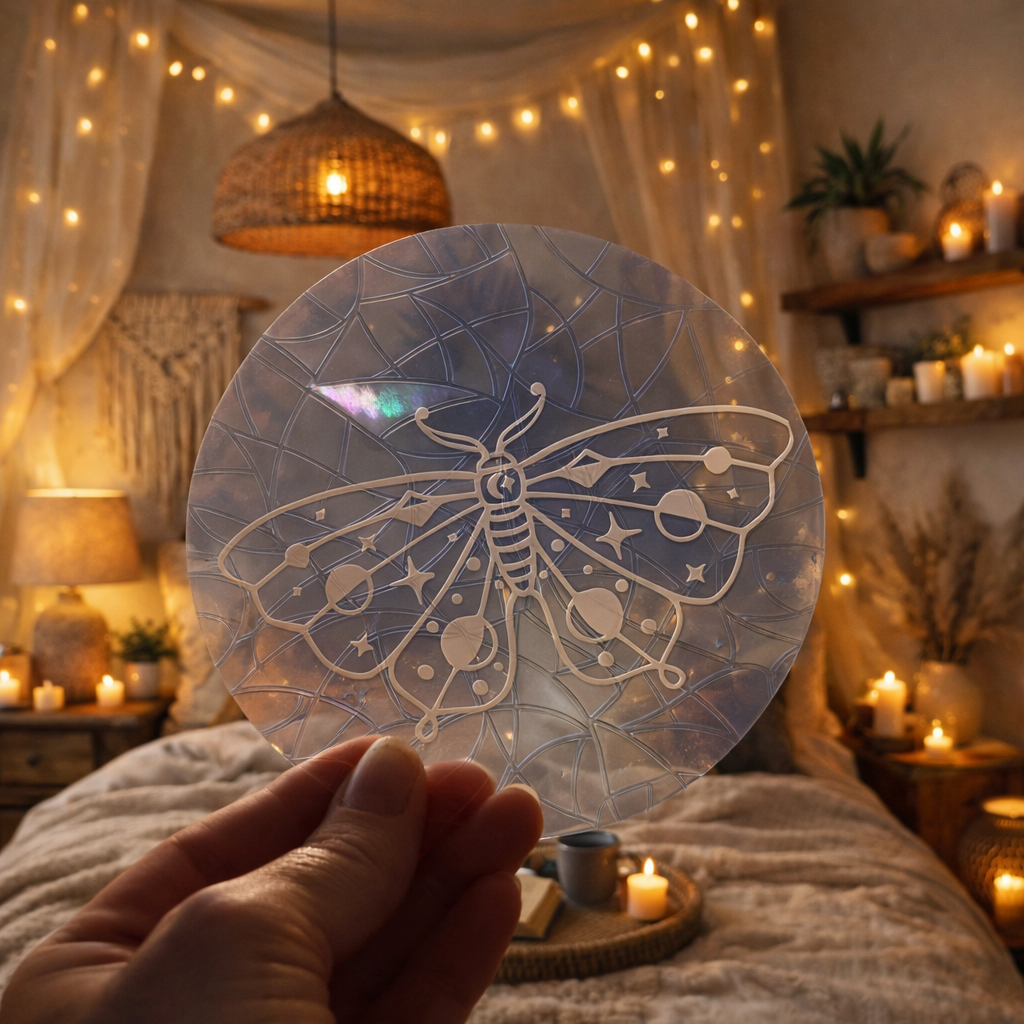 Papillon céleste 🌈 Suncatcher Sticker 🌈 Autocollant Magique Attrape-Soleil