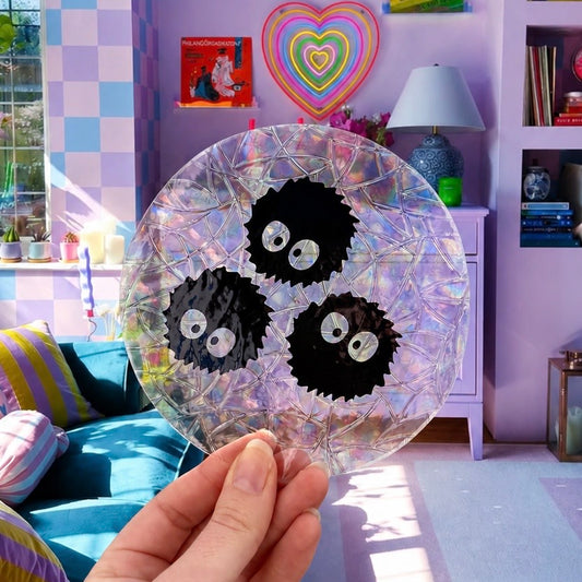 Noiraudes Studio Ghibli 🌈 Suncatcher Sticker 🌈 Autocollant Magique Attrape-Soleil