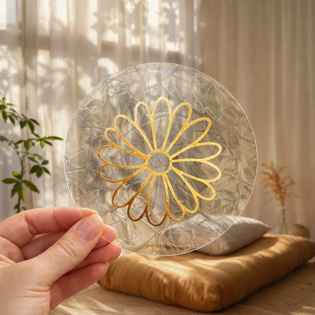Maguerite 🌈 Suncatcher Sticker 🌈 Autocollant Magique Attrape-Soleil
